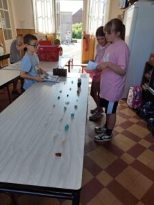 à l'école du Sacré-Coeur d'Aulnoye-Aymeries