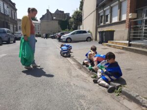 à l'école Jeanne d'Arc de Condé sur Escaut