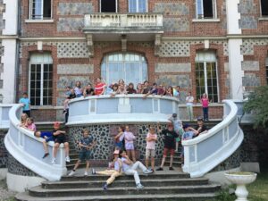 à l'école Sainte Anne de Cambrai