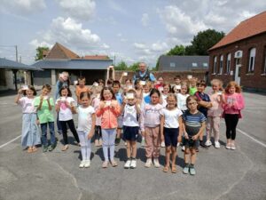 à l'école Saint Martin de Nomain 37