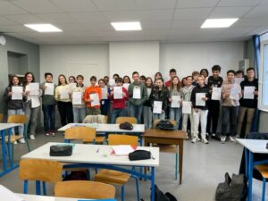 La dictée ELA à l'institut de la Sainte Union de Douai 2