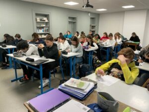 La dictée ELA à l'institut de la Sainte Union de Douai 3