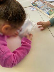 A l'école Saint Bernard de Cambrai. Les enfants ont appris à prendre soin des oiseaux en hiver. 2