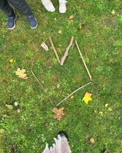 Art dans la nature à l'école Saint Joseph de Cambrai