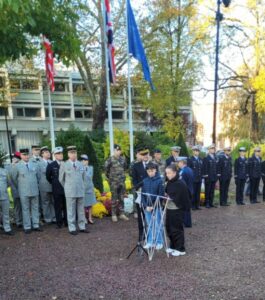 Au collège Saint Jean-Baptiste de Valenciennes, les élèves de l’Atelier défense animé par M. Pisson, ont participé, à l’invitation de la Ville de Valenciennes, aux commémorations de l’armistice de la Guerre 1914-1918.