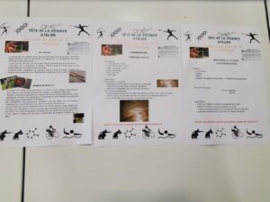 Dans le cadre de la fête de la science, les élèves de seconde GT et de la section ST2S du Lycée Hélène Boucher de Somain ont participé à un atelier sarbacane.