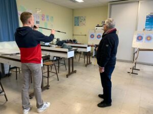 Dans le cadre de la fête de la science, les élèves de seconde GT et de la section ST2S du Lycée Hélène Boucher de Somain ont participé à un atelier sarbacane. 8