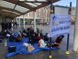 Le Cross départemental à Solesmes pour le collège Sainte Marie de Valenciennes ce mercredi 15 novembre 2023 10