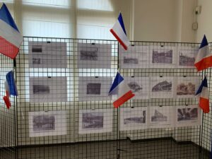 Les élèves du Lycée La Sagesse de Valenciennes en route pour l'exposition "Valenciennes place forte au fil du temps III, 1914 - 1940 4