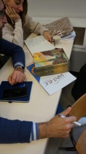 Les partenaires du programme ERASMUS porté par l'ensemble Saint Luc ont été reçus dans l'établissement 11