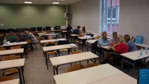 Les partenaires du programme ERASMUS porté par l'ensemble Saint Luc ont été reçus dans l'établissement 14