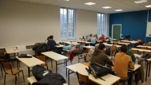 Les partenaires du programme ERASMUS porté par l'ensemble Saint Luc ont été reçus dans l'établissement 16