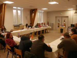 Les partenaires du programme ERASMUS porté par l'ensemble Saint Luc ont été reçus dans l'établissement 7