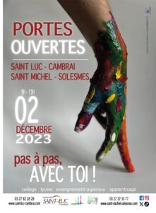 Les Portes ouvertes de l'ensemble Saint Luc de Cambrai approchent !