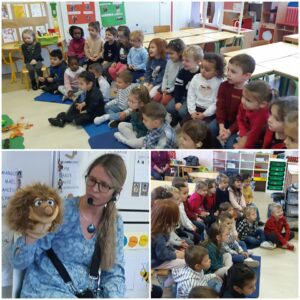 Lundi, les élèves de PS/MS de l'école Notre Dame de Grâce de Maubeuge étaient ravis d'accueillir Gédéon, le hérisson ! 2