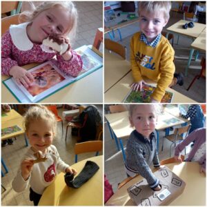 Lundi, les élèves de PS/MS de l'école Notre Dame de Grâce de Maubeuge étaient ravis d'accueillir Gédéon, le hérisson ! 3