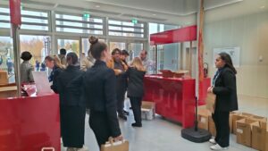 Salon de la BD de Valenciennes. Les élèves de Baccalauréat Métier de l'Accueil étaient présents...