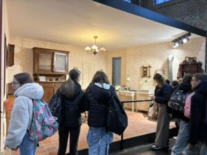 à l'Institution Saint Michel de Solesmes, sortie pour les élèves de 4ème au Centre Minier de Lewarde 10