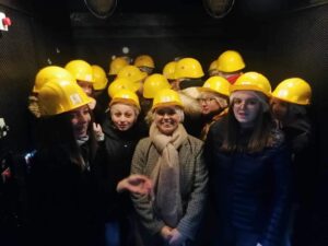 à l'Institution Saint Michel de Solesmes, sortie pour les élèves de 4ème au Centre Minier de Lewarde 16