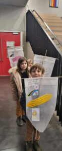 Célébration de Noël sous le signe de la Lumière des classes de cycle 2 à l'école Notre Dame de la Renaissance de Somain