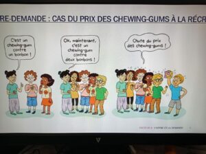 Initiation à l'économie pour les élèves de l'école de CM2 de l'école Notre Dame de la Renaissance de Somain. 1