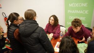 L'ensemble Saint Luc de Cambrai au forum post bac au marché couvert de Cambrai. 16