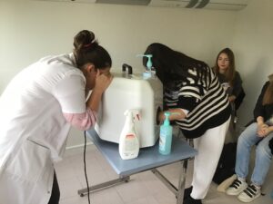 Les 2ASSP du lycée La Sagesse de Valenciennes accueillis à la Clinque du Parc. 3