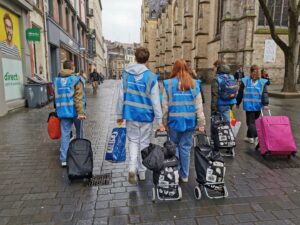 Maraude cette après midi à Lille avec les 3èmes A 1