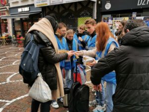 Maraude cette après midi à Lille avec les 3èmes A 3