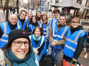 Maraude cette après midi à Lille avec les 3èmes A 6