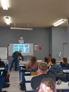 3éme étape du projet annuel Auschwitz, pour les élèves de Terminale du Lycée Saint Luc de Cambrai. 1