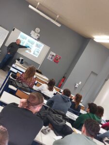 3éme étape du projet annuel Auschwitz, pour les élèves de Terminale du Lycée Saint Luc de Cambrai.