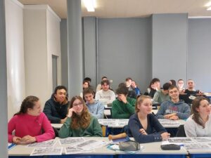 3éme étape du projet annuel Auschwitz, pour les élèves de Terminale du Lycée Saint Luc de Cambrai. 2