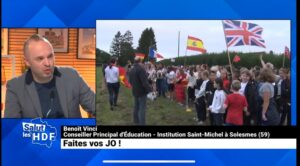 à l'Institution Saint Michel de Solesmes,