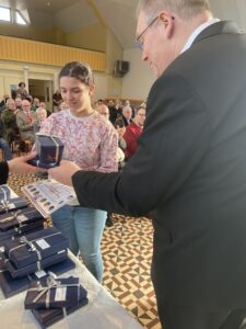Ce samedi 27 janvier, les élèves de l'Institution Notre Dame de Grâce de Maubeuge ont été mis à l'honneur par le Souvenir Français