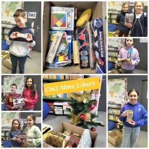 En ce jour de rentrée, les élèves de l'école Notre Dame de Grâce de Maubeuge ont eu la surprise de trouver des cadeaux sous les sapins de leurs classes. La magie de Noël se poursuit... 6