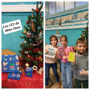 En ce jour de rentrée, les élèves de l'école Notre Dame de Grâce de Maubeuge ont eu la surprise de trouver des cadeaux sous les sapins de leurs classes. La magie de Noël se poursuit... 8