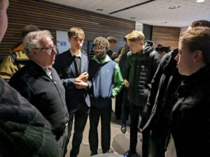 Nos élèves des métiers de l’Hôtellerie/Restauration du Lycée Notre Dame de la Providence d'Orchies ont assisté à une conférence de Bernard Boutboul, expert en marketing et en restauration 2