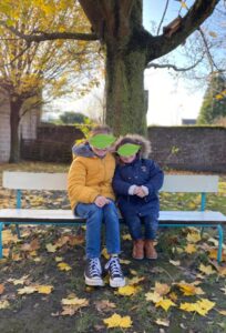 Parrainage entre les plus petits et les plus grands à l'école Saint Joseph de Cambrai. 1