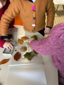 Parrainage entre les plus petits et les plus grands à l'école Saint Joseph de Cambrai. 4