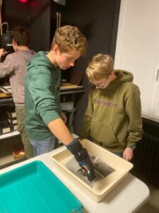 A la découverte de la photo argentique pour les élèves du Collège Saint Jean-Baptiste de la Salle de Valenciennes. 2