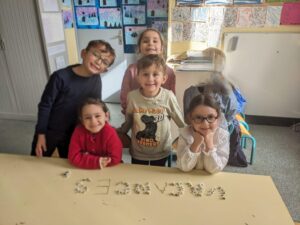 À l’Ecole Jean Paul II de Denain, c’est l’ECOLE du DEHORS. 3