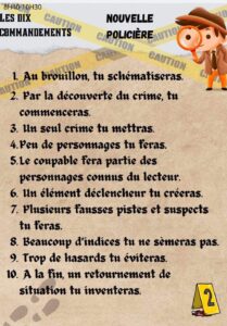 Des écrivains, de l’anglais, un crime et une enquête en cours… Un projet interdisciplinaire est né à l'Institution Notre Dame des Anges de Saint Amand les Eaux.