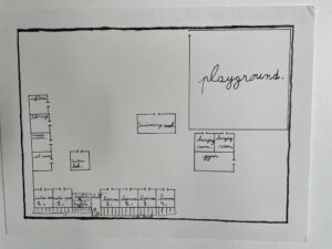 En anglais LV1, les 6e du Collège N.Dame de l'Assomption de Bavay ont réfléchi à l’école de leurs rêves, ont dessiné un plan et ont décrit à l’oral cette école, l’école idéale !