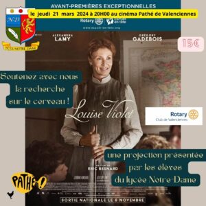 Le lycée Notre-Dame de Valenciennes s’associe au beau projet du Rotary-club...