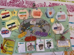 Le tour du monde en 80 jours à l'école Saint Joseph de Solesmes.