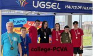 Les élèves de la section sportive natation du Collège Saint Jean-Baptiste de la Salle de Valenciennes ont brillamment représenté le collège