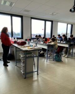 Même pendant les vacances, l'apprentissage ne prend pas de pause au lycée Notre Dame de la Providence d'Orchies... 1