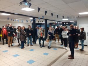 Monsieur Krawczyk, directeur adjoint d'Anchin, recevait ce matin 83 jurys pour les simulations d'entretien pour nos futurs bacheliers.