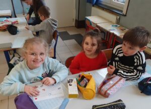 Pour clôturer cette période, les élèves de CP A de l'école Saint Joseph de Solesmes ont participé à un Escape Game sur le thème de l'hiver. 1